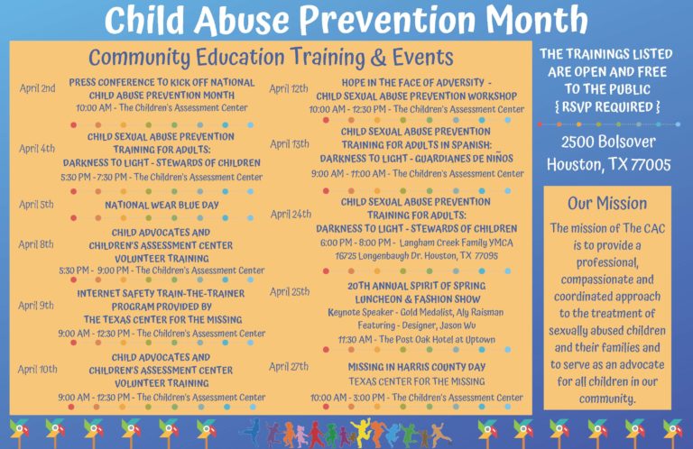 Child Abuse Prevention Month – Children's Assessment Center